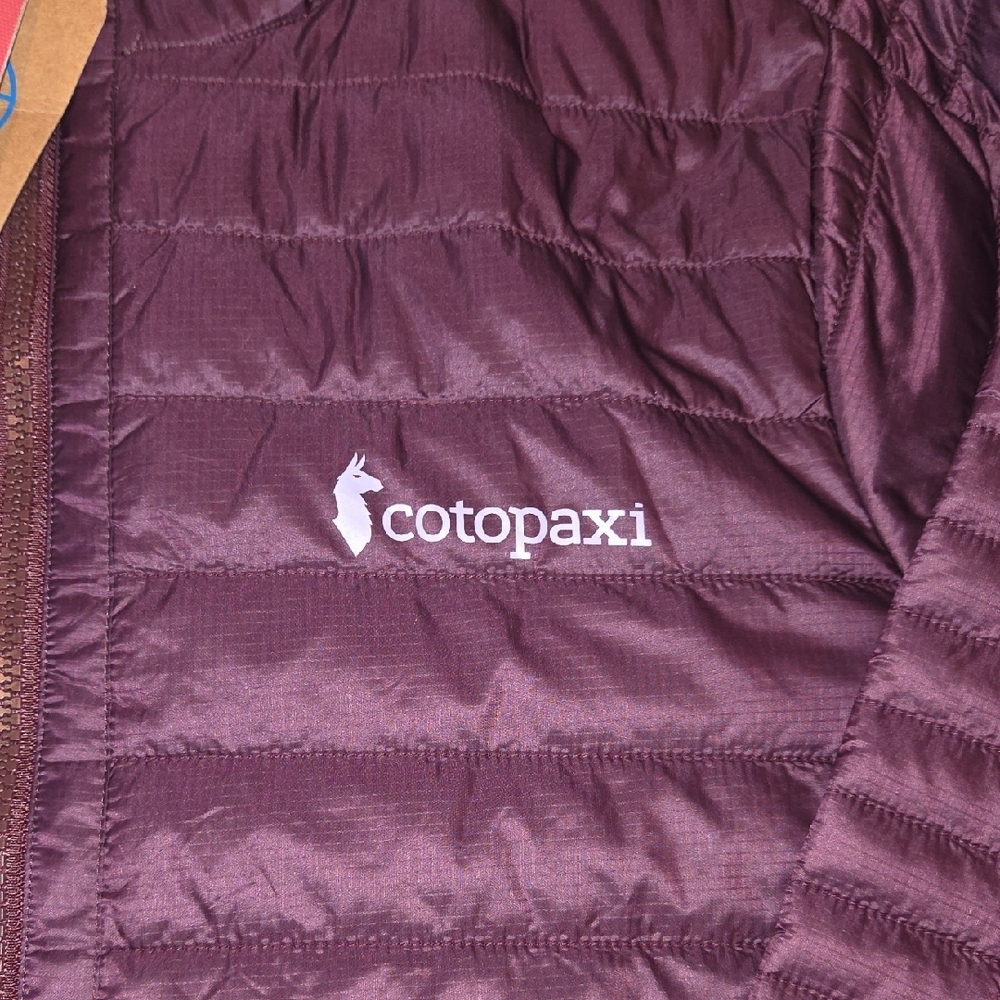 Cotopaxi Maroon Quilted Womens Jacket - Picture 3 of 7
